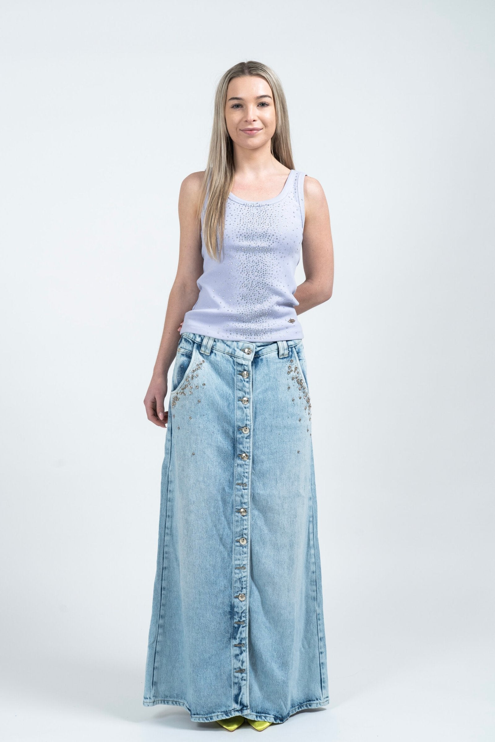 Tia Denim Maxi